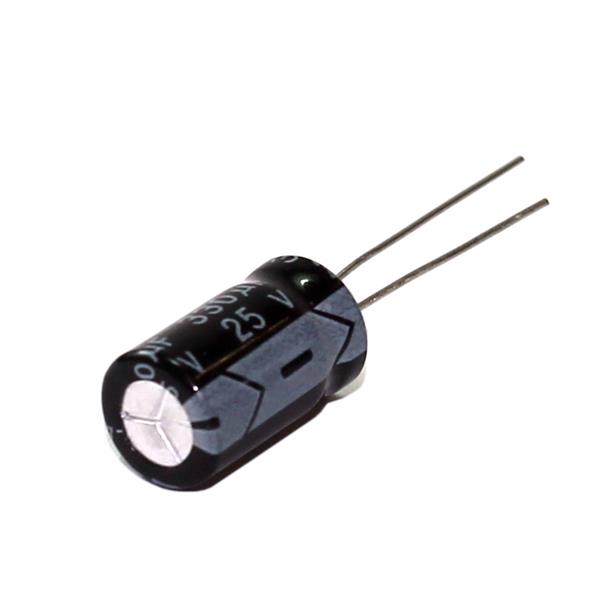 Capacitor Eletrolítico Radial 330MF x 25V 20835 20835