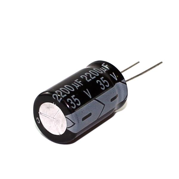 Capacitor Eletrolítico Radial 2200MF x 35V 19078 19078