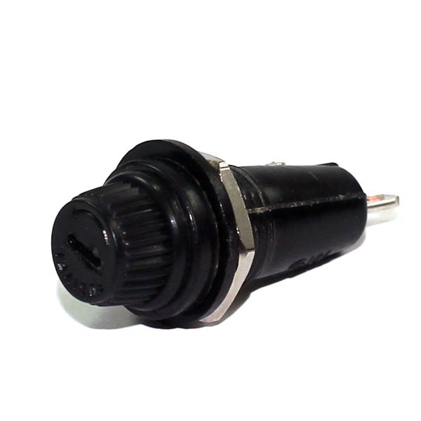 Porta Fusível tipo Rosca Preto Joto 5 4112 4112