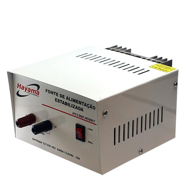 Conversor Estabilizado 13,8V 10,0A Hayama HY 1300 Hobby  14177 14177