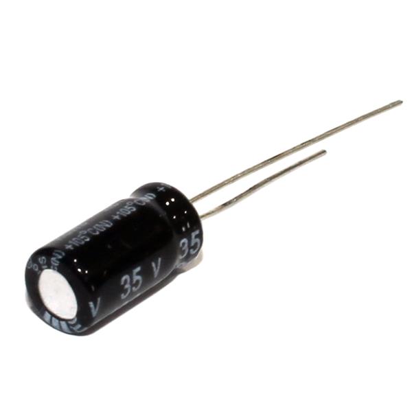 Capacitor Eletrolítico Radial 100MF x 35V 19123 19123