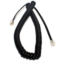 Cordão Espiral Preto para Monofone Telefone Siemens  3748 3748 