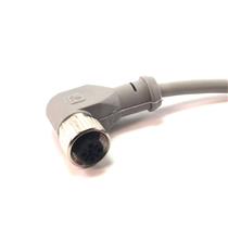 Cabo Conector para Sensor 90° 4 Pinos 5mts Tecnotron CT12F/4S-C05.C1 11096 11096 