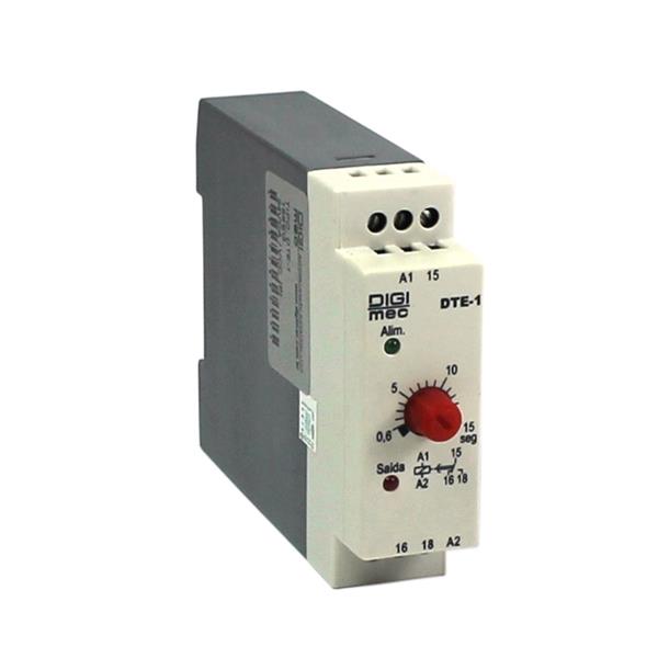 Relé de Tempo 24V Digimec DTE-1 15 segundos 237 237