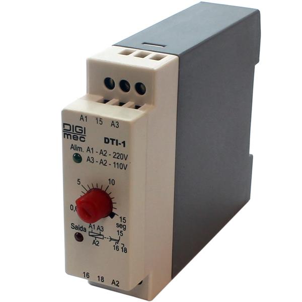 Relé de Tempo 220V Digimec DTI-1 15 segundos 239 239