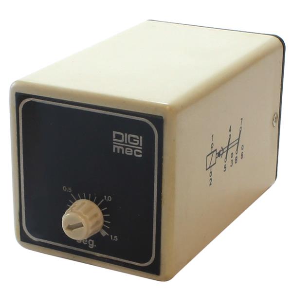 Temporizador 220V 50/60Hz Digimec WTE-11 1,5 segundos 199 199