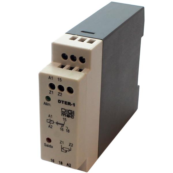 Relé de Tempo com Pot.+Botão+Chapa 220V Digimec DTER-1 300 segundos 416 416