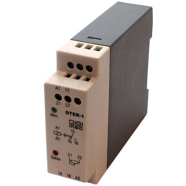 Relé de Tempo com Pot.+Botão+Chapa 220V Digimec DTER-1 5 segundos 297 297