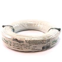 Fio Cabinho Flexível N 18 0,75 mm² Branco Mult Cabo rolo com 100 mts 6181 6181 