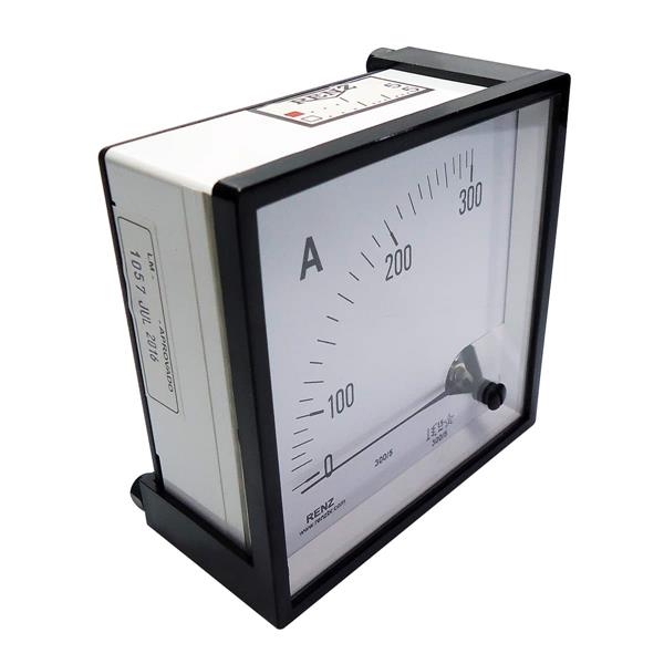 Amperímetro Analógico Renz FM-96 0/300A/5A 7402 7402