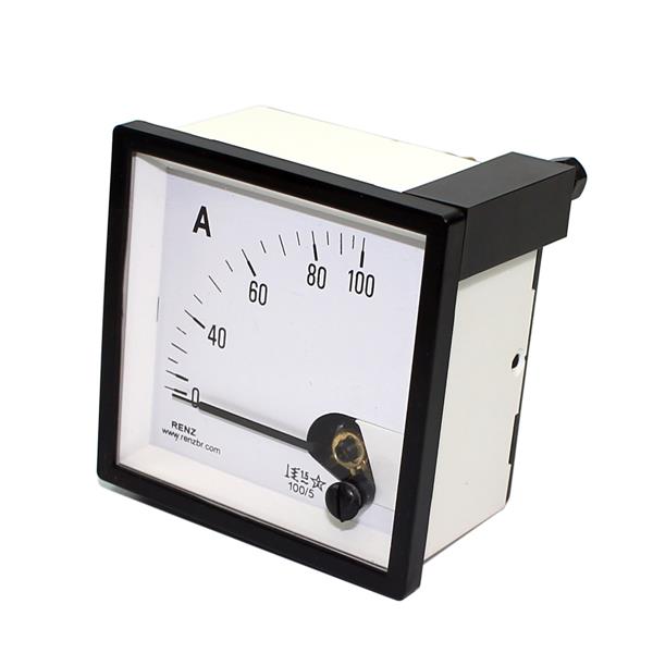 Amperímetro Analógico Renz FM-72 0/100A/5A 7330 7330