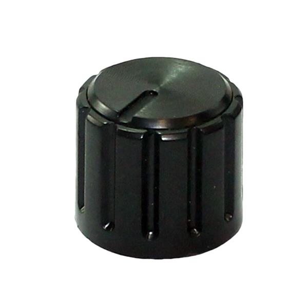 Knob Plástico com Parafuso, Bucha e Rosca Preto AD-198 21135 21135