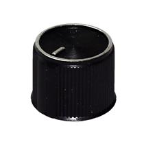 Knob Plástico com Parafuso, Bucha e Rosca Preto AD-217V 21137 21137 