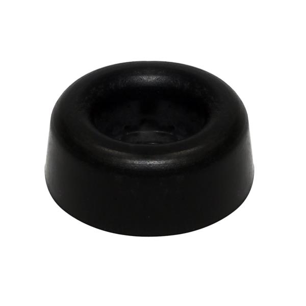Pé de Borracha para Parafusar Preto Ref. 46 6456 6456