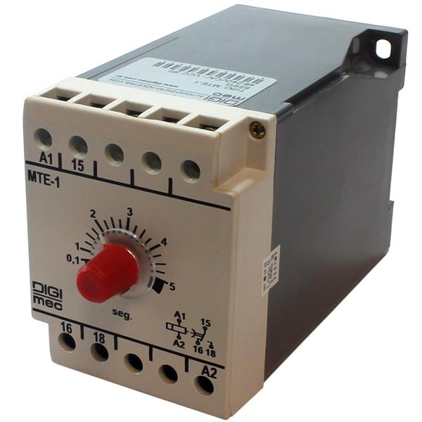 Relé de Tempo 220V Digimec MTE-1 5 segundos 144 144