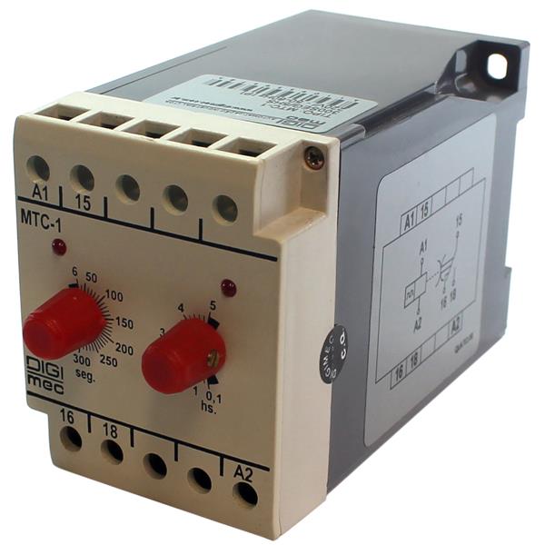 Relé de Tempo 220V Digimec MTC-1 300 segundos /5 Horas 151 151