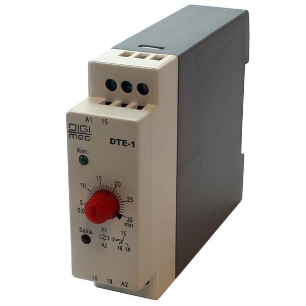 Relé de Tempo 24V Digimec DTE-1 30 minutos 230 230