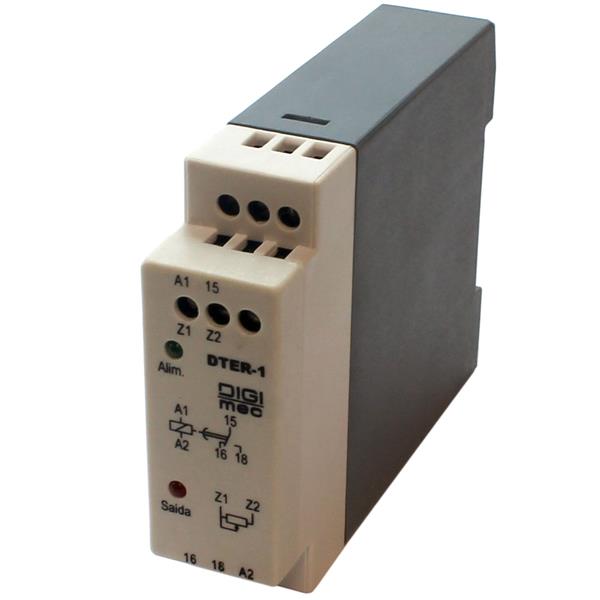 Relé de Tempo com Pot.+Botão+Chapa 220V Digimec DTER-1 60 segundos 400 400