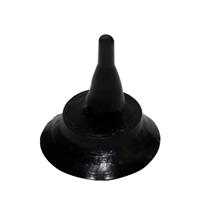 Pé de Borracha para Encaixe Preto AMPE 220 21068 21068