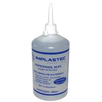 Álcool Isopropílico 99,8% Implastec Fraco com Aplicador de 500ml 3712 3712