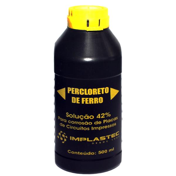 Percloreto de Ferro Líquido 500 ml Implastec IPF 500 3713 3713
