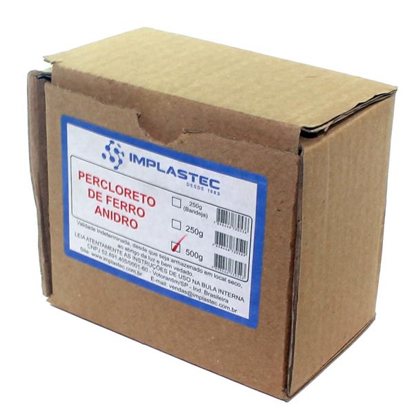 Percloreto de Ferro em Pó 500 gramas Implastec IPF 500 3671 3671