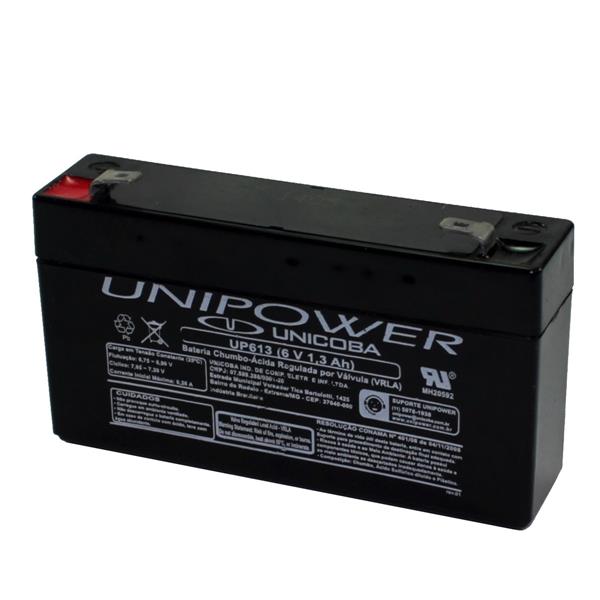 Bateria Chumbo-Ácida 6V 1,3A UP-613 8924 8924
