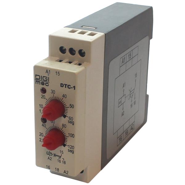 Relé de Tempo 220V Digimec DTC-1 60 segundos / 120 segundos 430 430