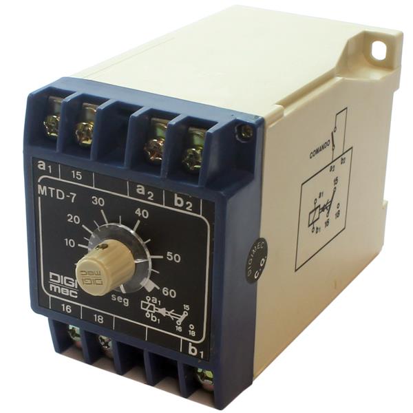 Relé de Tempo 220V Digimec MTD-7 60 segundos 303 303