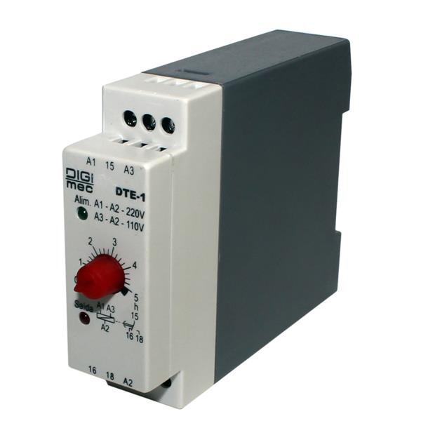 Relé de Tempo 110/220V Digimec DTE-1 5 horas 309 309