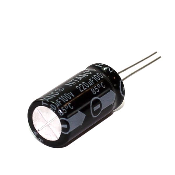 Capacitor Eletrolítico Radial 220MF x 100V   767 767