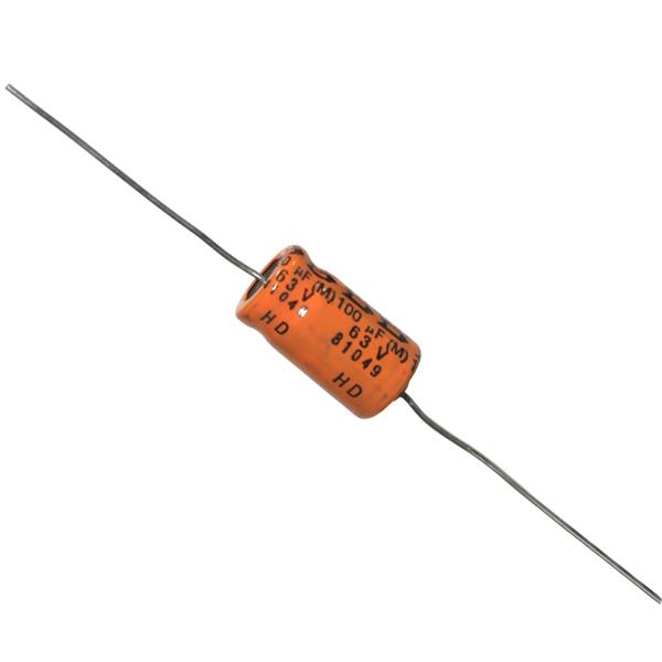 Capacitor Eletrolítico Axial 100MF x 63V 606 606