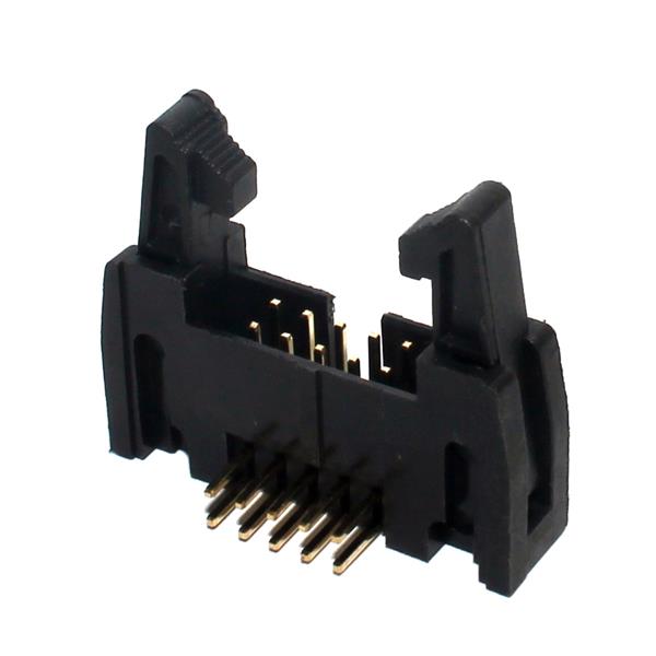 Conector Header 10 Vias 90° com Ejetor Longo 104-10GRKL 1560 1560