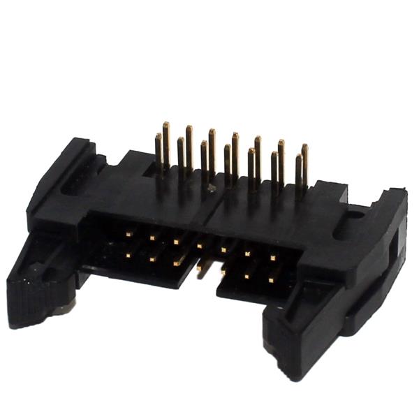 Conector Header 14 Vias 90° com Ejetor Longo 104-14GRKL 1561 1561