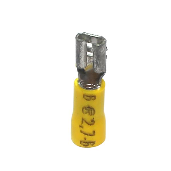 Terminal Pré-Isolado Faston Fêmea 4,8mm Amarelo Crimper EF4234 1480 1480