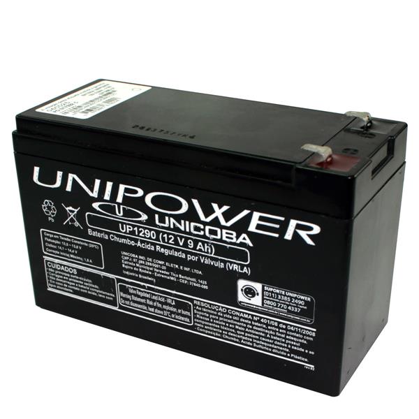 Bateria Chumbo-Ácida 12V 9A UP-1290 20938 20938