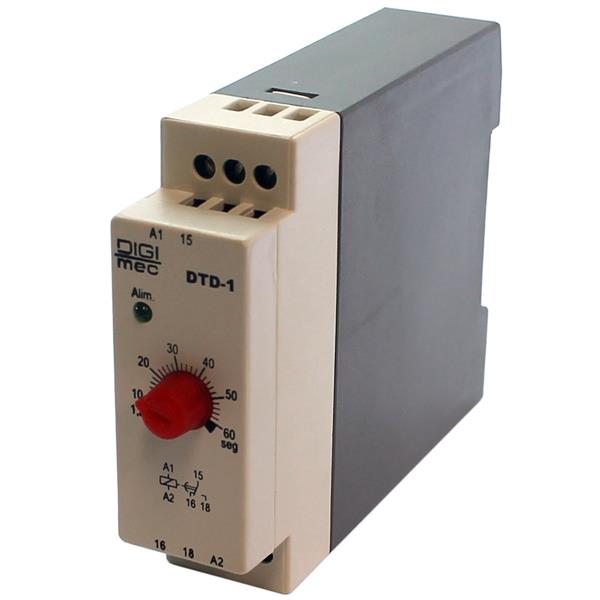 Relé de Tempo 220V Digimec DTD-1 60 segundos 128 128