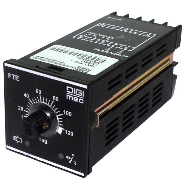 Relé de Tempo 220V Digimec FTE-1 120 segundos 261 261