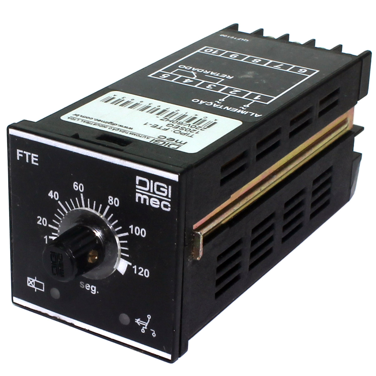 Relé de Tempo 220V Digimec MTC-1 120 minutos /5 segundos - Eletropeças