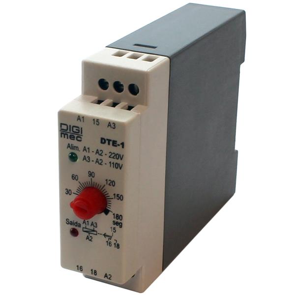 Relé de Tempo 110/220V Digimec DTE-1 180 segundos 141 141