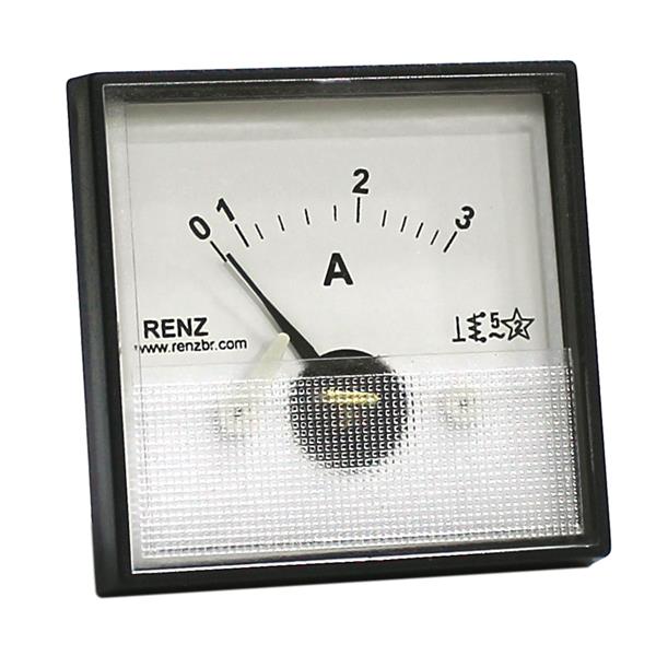 Amperímetro Analógico Renz QR-65 0/3A 13846 13846