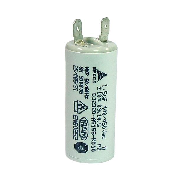 Capacitor Partida de Motor 1,5MF x 440V/450V 15147 15147