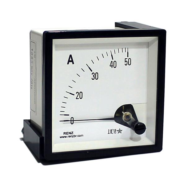 Amperímetro Analógico Renz FM-72 0/50A 13780 13780