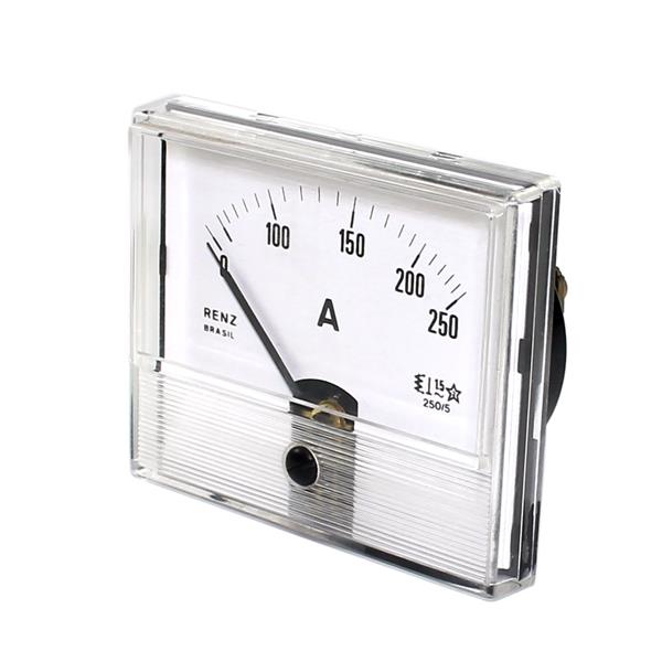 Amperímetro Analógico Renz FM-86 0/250A/5A 13828 13828