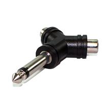Adaptador Plug P10 Mono X 2 Jack RCA 19743 19743