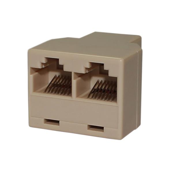 Adaptador T RJ45 8P8C 2 Fêmea X 1 Fêmea 26430 26430
