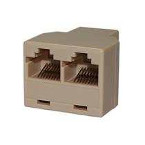 Adaptador T RJ45 8P8C 2 Fêmea X 1 Fêmea 26430 26430