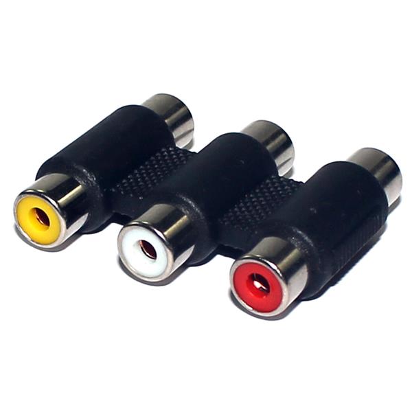 Emenda Tripla RCA Fêmea X Fêmea  33309 33309