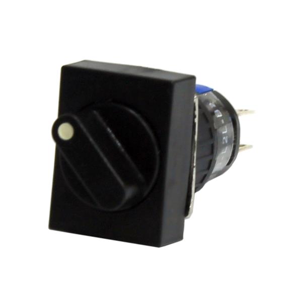 Chave Seletora Retangular 2 Posições Fixas Metaltex P16-L2L-B2 6757 6757