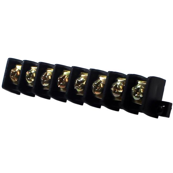 Barra Plástica Patola com 8 conjuntos de Terminais  6631 6631